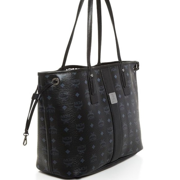 MCM Liz Reversible Medium Tote-Reversible to Geometric Pattern on Inside - Picture 3 of 12